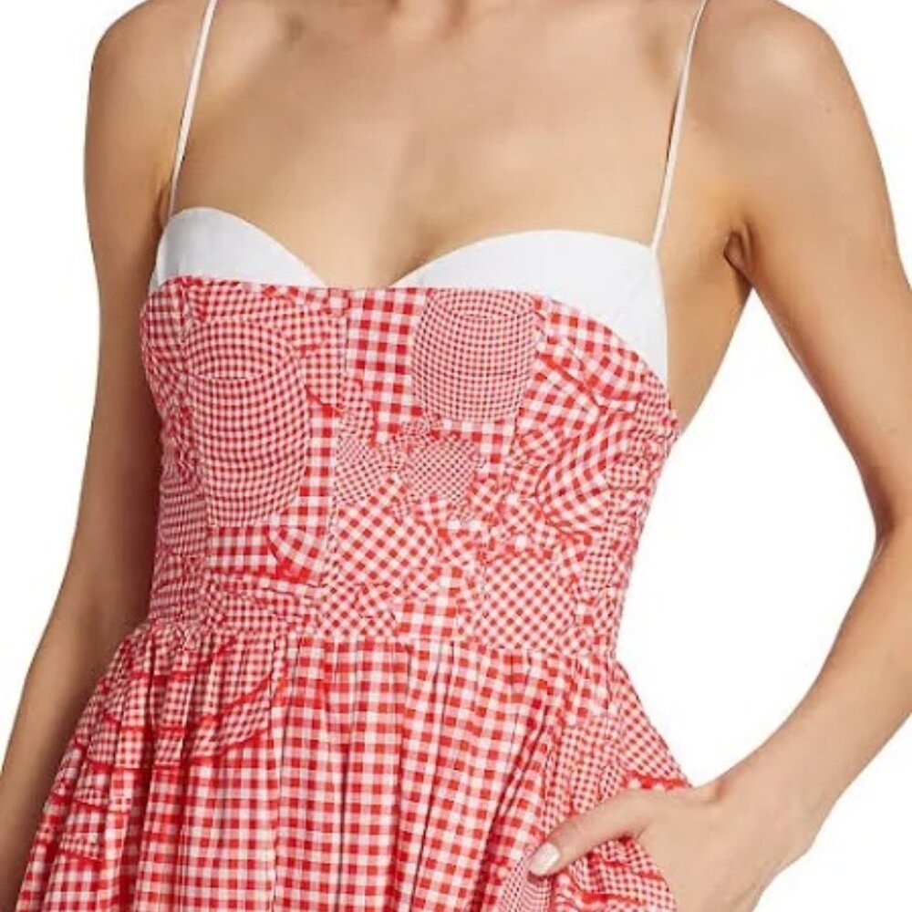 Lela Rose Gingham Bodice Dress 14